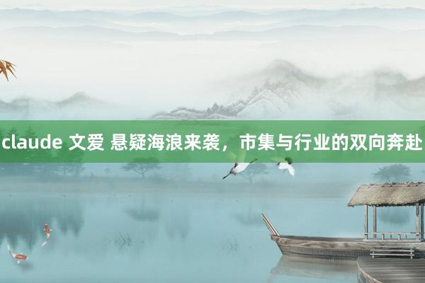 claude 文爱 悬疑海浪来袭，市集与行业的双向奔赴